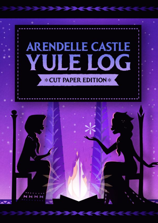 Arendelle Castle Yule Log: Cut Paper Edition