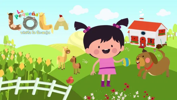 thumbnail - La pequeña Lola visita la granja