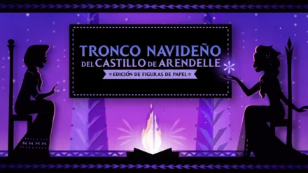 thumbnail - Tronco navideño del castillo de Arendelle: Edición De Figuras De Papel
