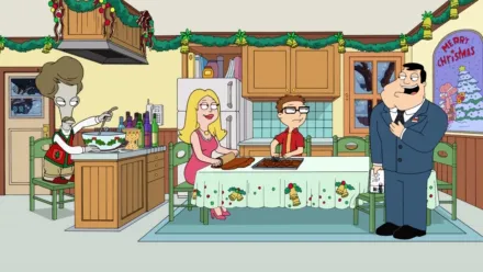 thumbnail - American Dad S8:E7 Χριστουγεννιάτικο ξύλο