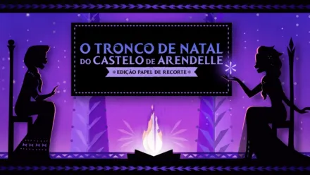 thumbnail - O Tronco de Natal do Castelo de Arendelle: Edição Papel de Recorte
