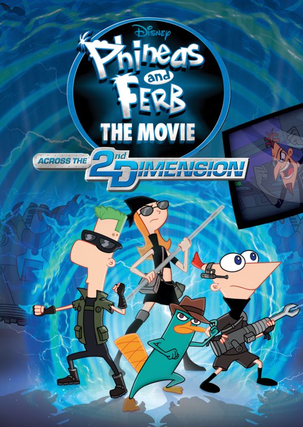 Phineas and Ferb the Movie: Across the 2nd Dimension on Disney+ CA