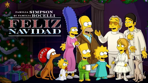 thumbnail - Familia Simpson și familia Bocelli: Feliz Navidad de Crăciun