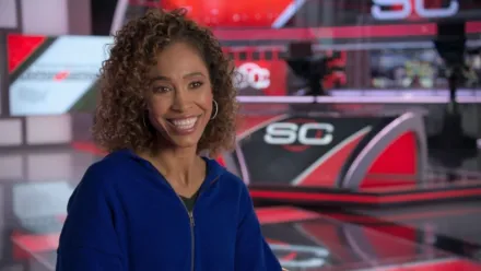 thumbnail - One Day at Disney (Shorts) S1:E3 Sage Steele: SportsCenter Anchor