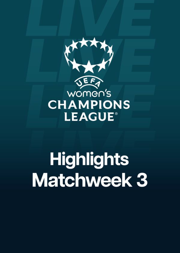 UEFA Women's Champions League Highlights Match Week 3 on Disney+ NL