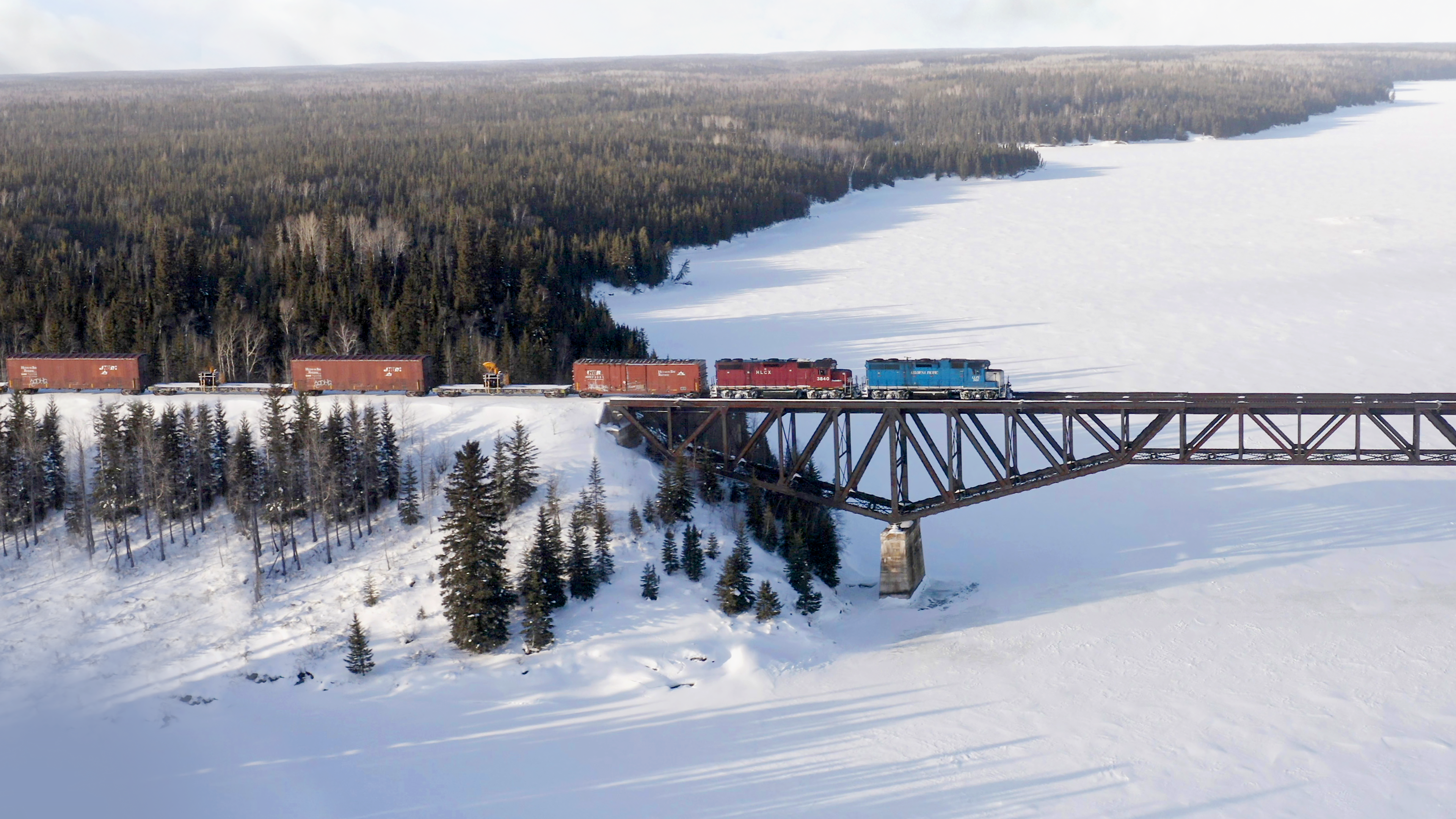 World's Greatest Train Journeys from Above