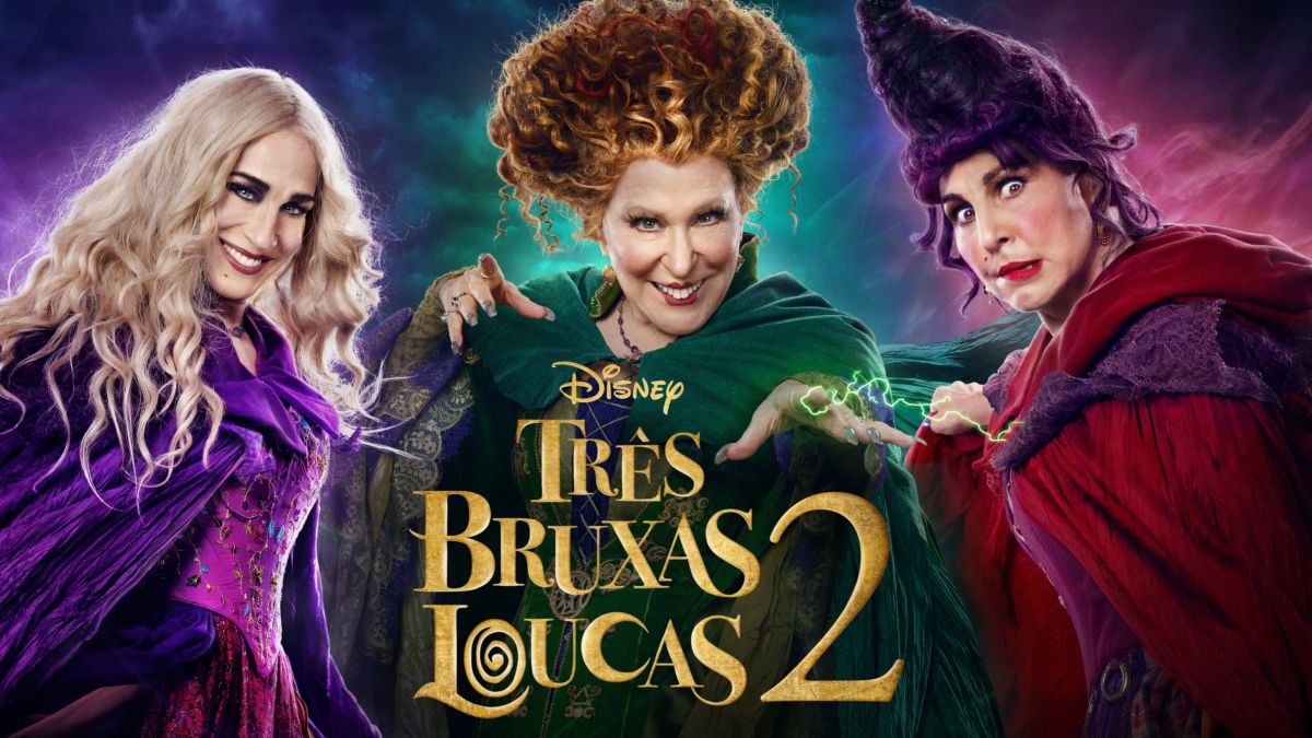 Três Bruxas Loucas 2 bate recorde para um filme no Disney+