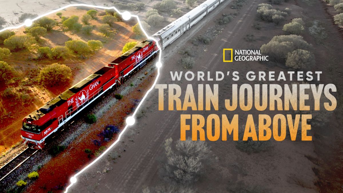 world's greatest railway journeys from above