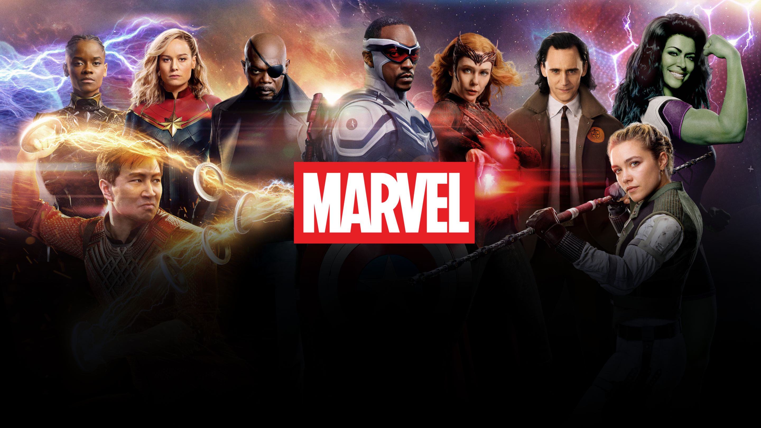 Marvel movies and shows