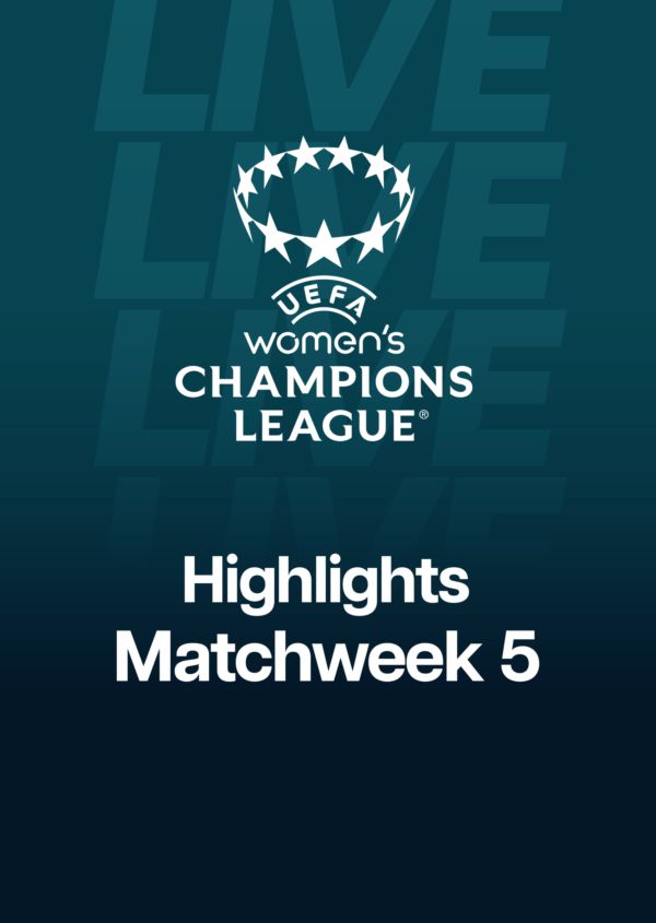 UEFA Women's Champions League Highlights Match Week 5 on Disney+ ES