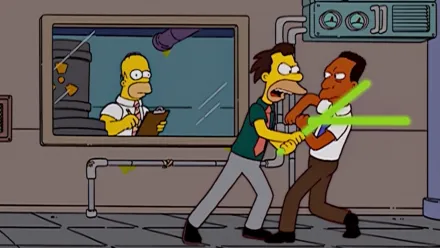 thumbnail - Simpsonowie S14:E15 Homer dyrektor generalny