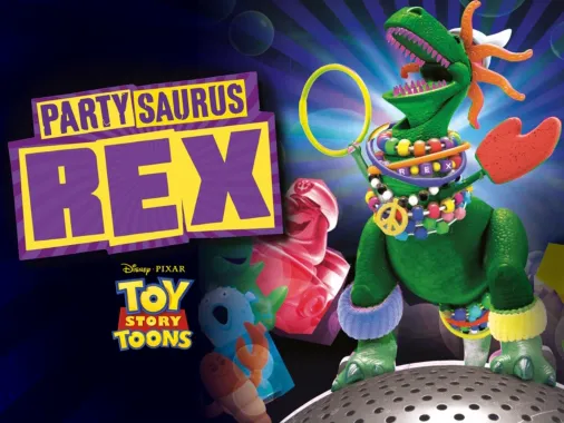 Toy story shorts partysaurus 2024 rex