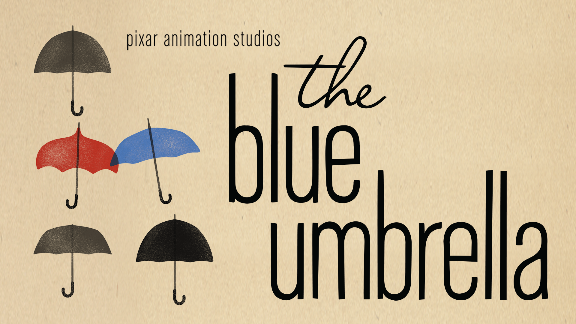a blue umbrella