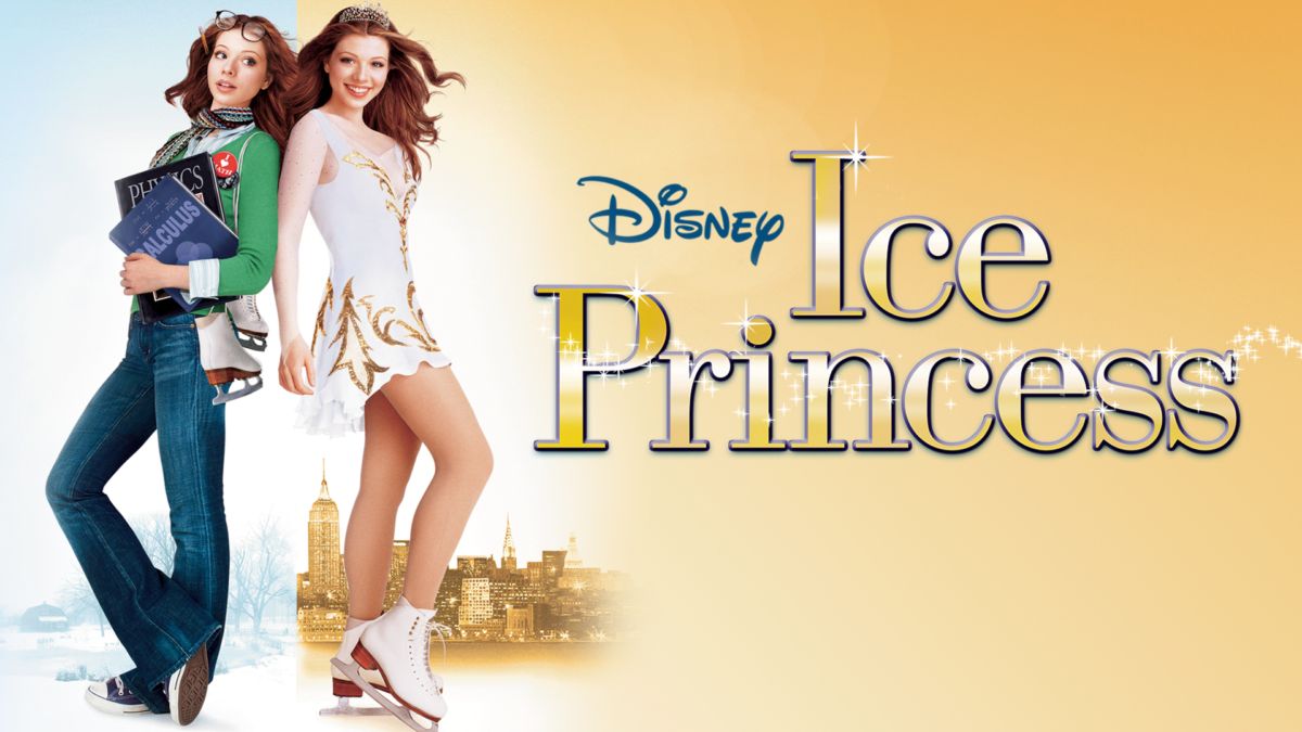 La locandina di "Ice Princess - Un sogno sul ghiaccio" (2005) con Casey, interpretata da Michelle Trachtenberg.