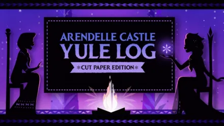 thumbnail - Arendelle Castle Yule Log: Cut Paper Edition
