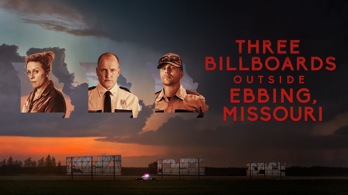 three billboards outside