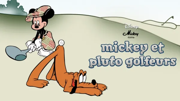thumbnail - Mickey et Pluto golfeurs