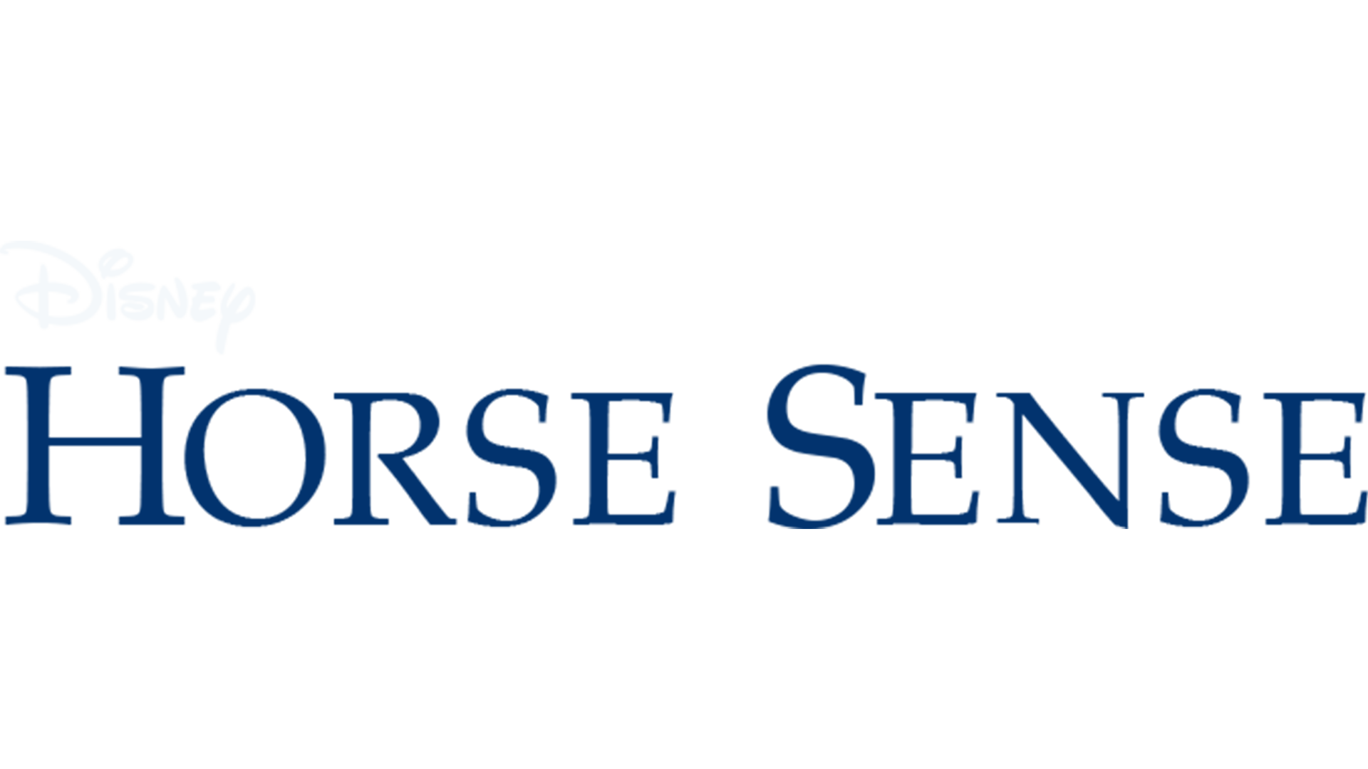Horse Sense Disney Movie