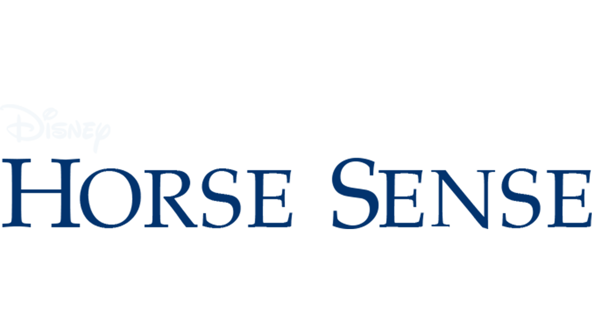 horse sense disney movie