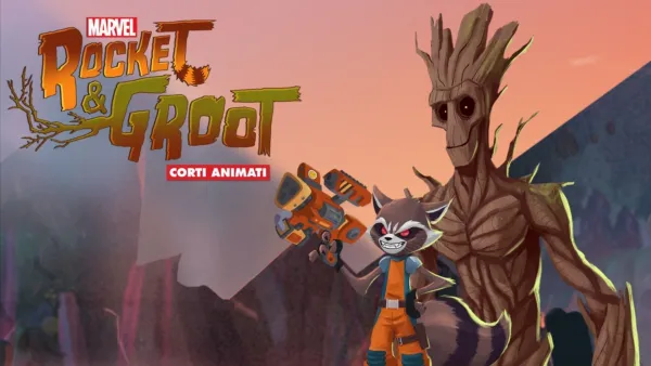 thumbnail - Rocket & Groot (Corti animati)