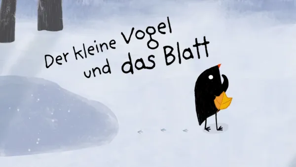 thumbnail - Der kleine Vogel und das Blatt