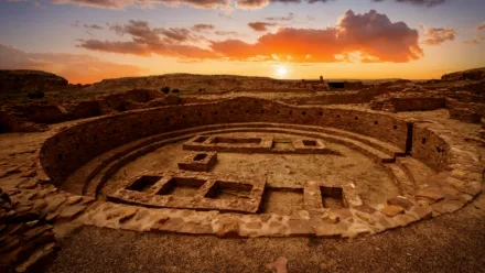 古代遺跡と太陽の神秘