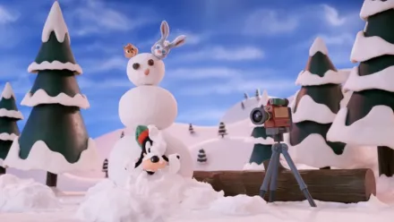 thumbnail - Mickey's Christmas Tales S1:E2 雪だるまの作り方