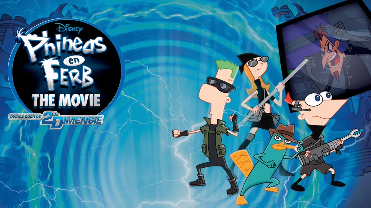 Kijk Phineas en Ferb, Dwars door de 2de dimensie | Disney+