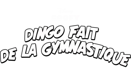Dingo fait de la gymnastique