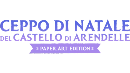 Ceppo di Natale del Castello di Arendelle: Paper Art Edition