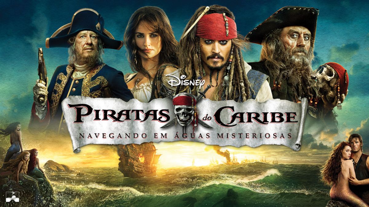 Piratas do Caribe navegando em águas misteriosas - dvd em Promoção na  Americanas