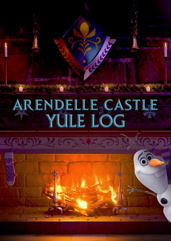 Arendelle Castle Yule Log on Disney+ UK
