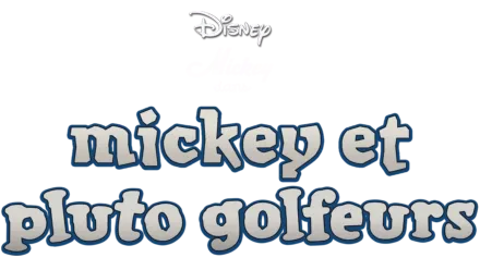 Mickey et Pluto golfeurs